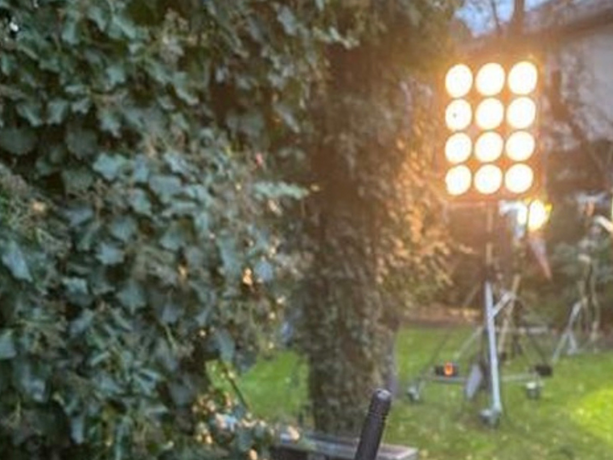 Image of lights at an event